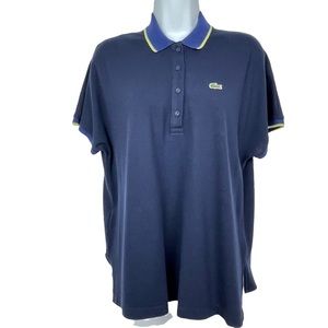Lacoste Loose Fit Polo Shirt Navy Blue